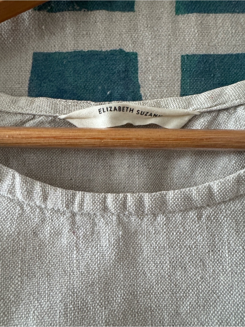 Elizabeth Suzann Petra Crop Flax Midweight Linen Medium - Picture 3 of 5
